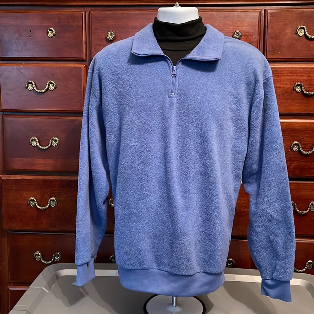 Haband fleece zip up sweater